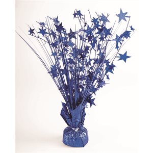 15'' CENTER PCS ROYAL BLUE HOLO