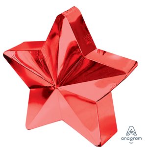 BALLOON WEIGHT RED STAR