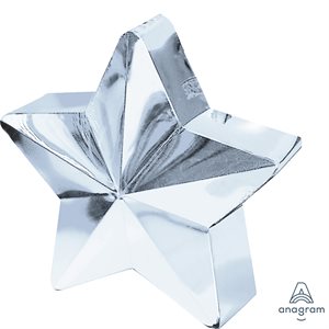 BALLOON WEIGHT SILVER STAR