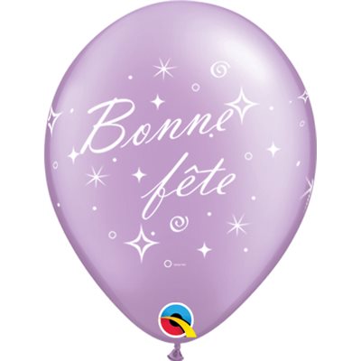 B.11'' BONNE FETE LILAS PERLÉ P / 50 B.11'' BONNE FETE LILAS PERLÉ P / 50
