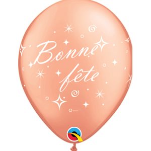 B.11'' BONNE FETE ROSE GOLD CHROME P / 50