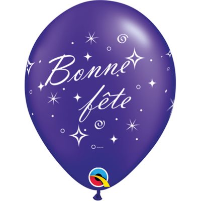 B.11'' BONNE FETE VIOLET PERLÉ P / 50 B.11'' BONNE FETE VIOLET PERLÉ P / 50