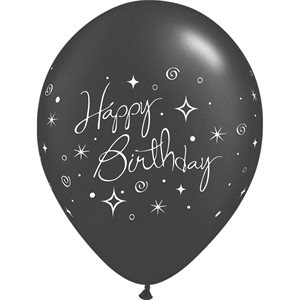 B.11'' HAPPY BIRTHDAY NOIR P50