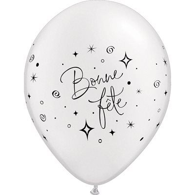 B.11'' BONNE FETE BLANC PERLÉ P / 50 B.11'' BONNE FETE BLANC PERLÉ P / 50