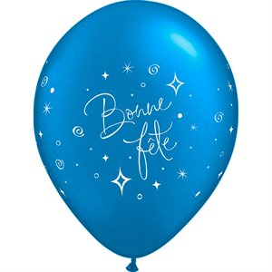 B.11'' BONNE FETE BLEU SAPHIR PERLE P / 50