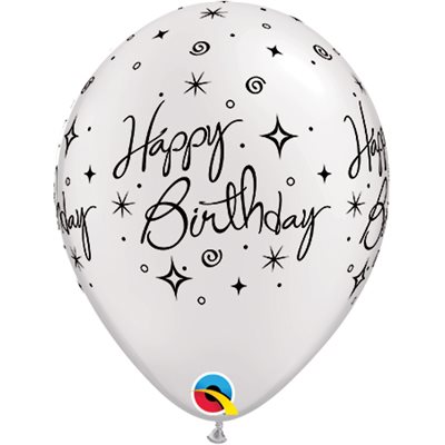 B.11'' HAPPY BIRTHDAY BLANC PERLE P / 50 B.11'' HAPPY BIRTHDAY BLANC PERLE P / 50