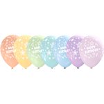 12'' B. HAPPY BIRTHDAY PASTEL P / 50