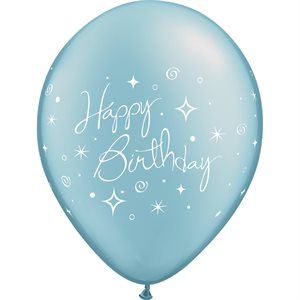 B.11'' HAPPY BIRTHDAY PERLE AZURE P / 50