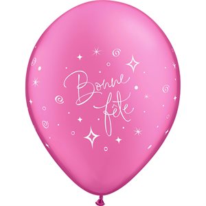 11''B.PEARL MAGENTA BONNE FETE P / 50