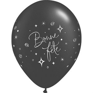 B.11'' BONNE FETE NOIR PERLÉ P / 50