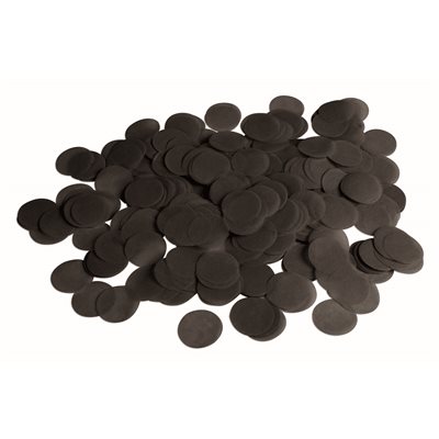 8 OZ PAPER CONFETTI BLACK