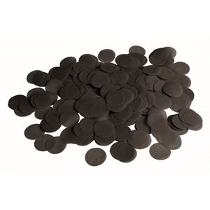 8 OZ PAPER CONFETTI BLACK