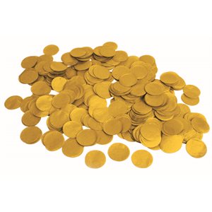 .8 OZ PAPER CONFETTI GOLD