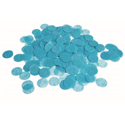 .8 OZ PAPER CONFETTI TURQUOISE