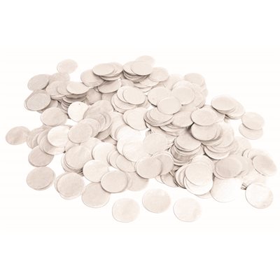 CONFETTI PAPIER .8 ON. BLANC CONFETTI PAPIER .8 ON. BLANC