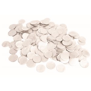 .8 OZ PAPER CONFETTI WHITE