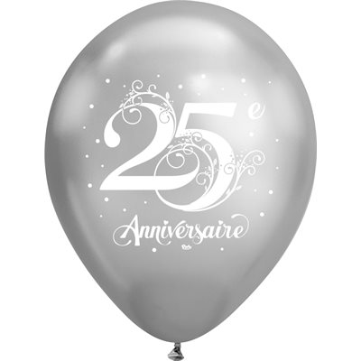 B.12'' 25e Anniversaire Argent 2 cotés P / 50 B.12'' 25e Anniversaire Argent 2 cotés P / 50