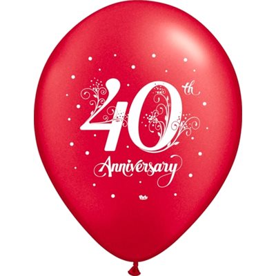 B.12'' 40th Anniversary metal red 2 Cotés P / 50 B.12'' 40th Anniversary metal red 2 Cotés P / 50