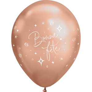 B.11'' BONNE FETE ROSE GOLD CHROME P / 50