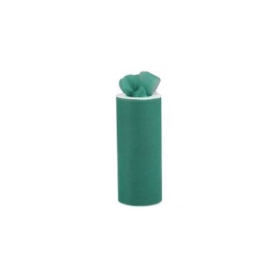 FINE TULLE - TEAL - 6"X25YDS