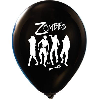 "Zombies - (50ct) 12"" Latex Balloons - 2 sides" "Zombies - (50ct) 12"" Latex Balloons - 2 sides"