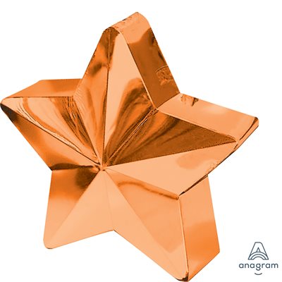 BALLOON WEIGHT ORANGE STAR