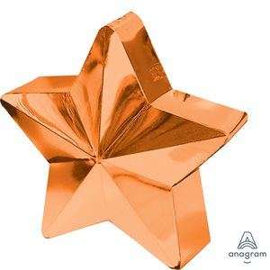 BALLOON WEIGHT ORANGE STAR
