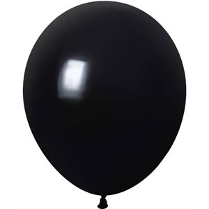 "12"" Standard Black (50pcs) Celetex Balloons"