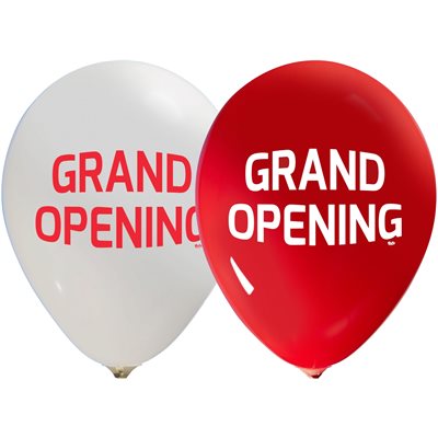 "Grand Opening - (50ct) 12"" Latex Balloons - 2 sides" "Grand Opening - (50ct) 12"" Latex Balloons - 2 sides"
