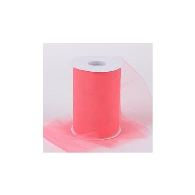 TULLE FIN CORAIL 6'' X 25 VGS